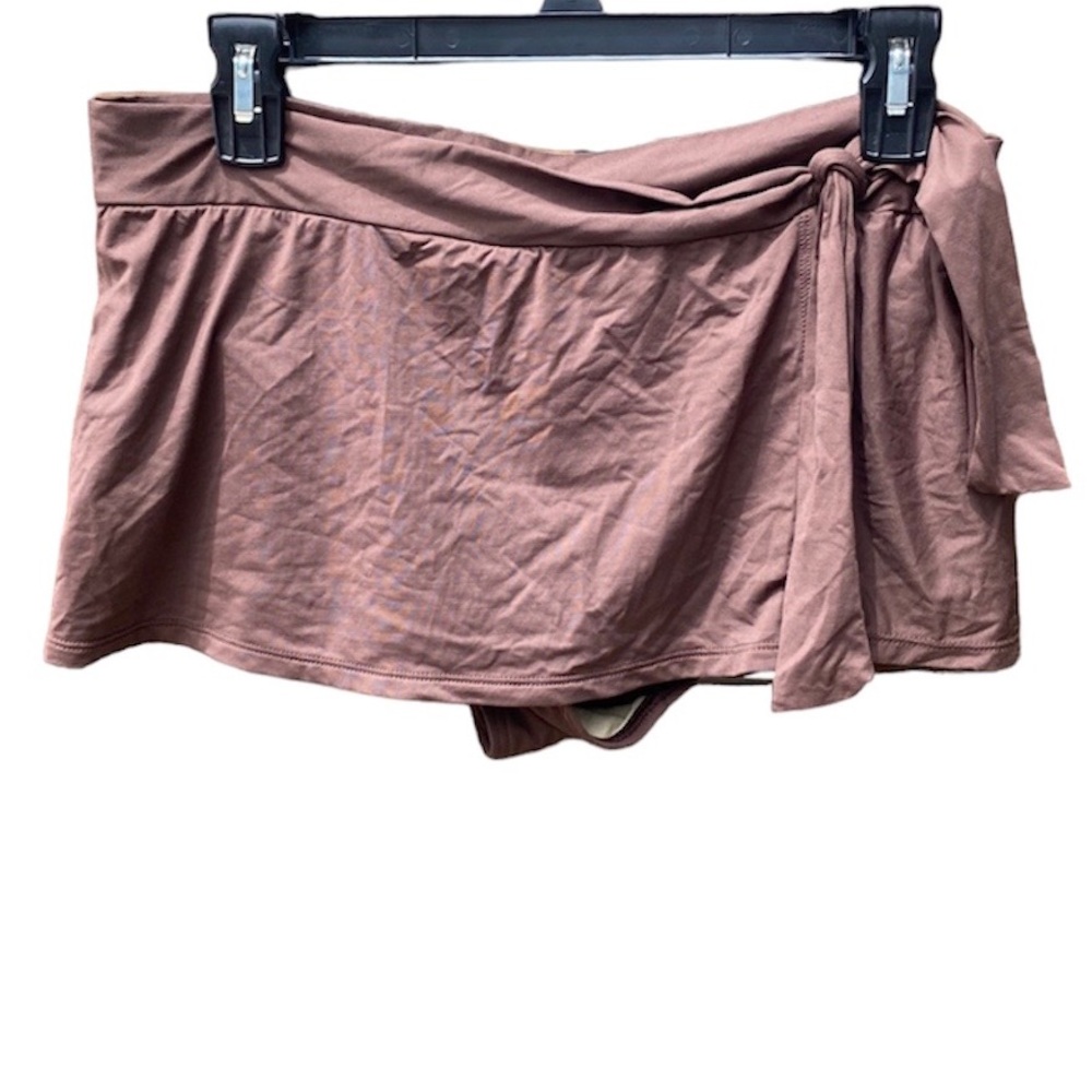 Tommy Bahama Brown Swim Skirt Bikini Bottom - M